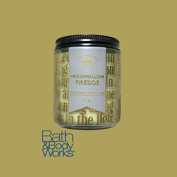 Bath and Body Works Marshmallow Fireside Scented Candle - Picture 1 of 3